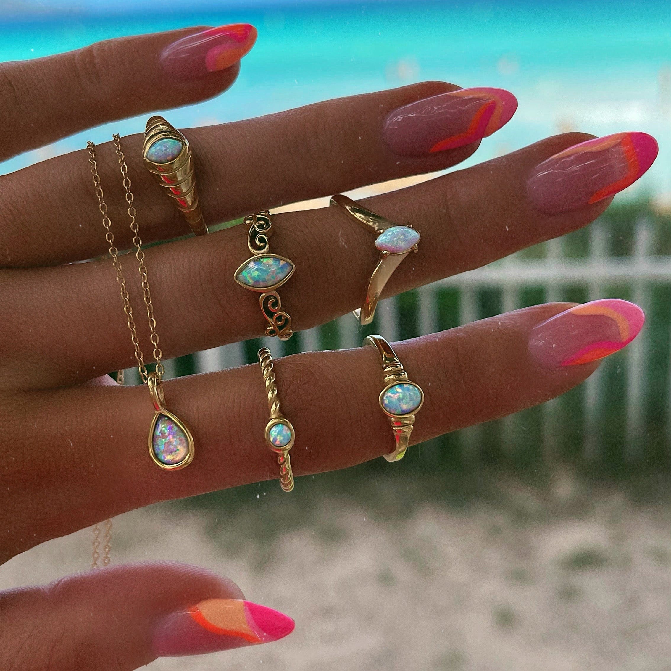 Elodie Opal Ring - Image 7
