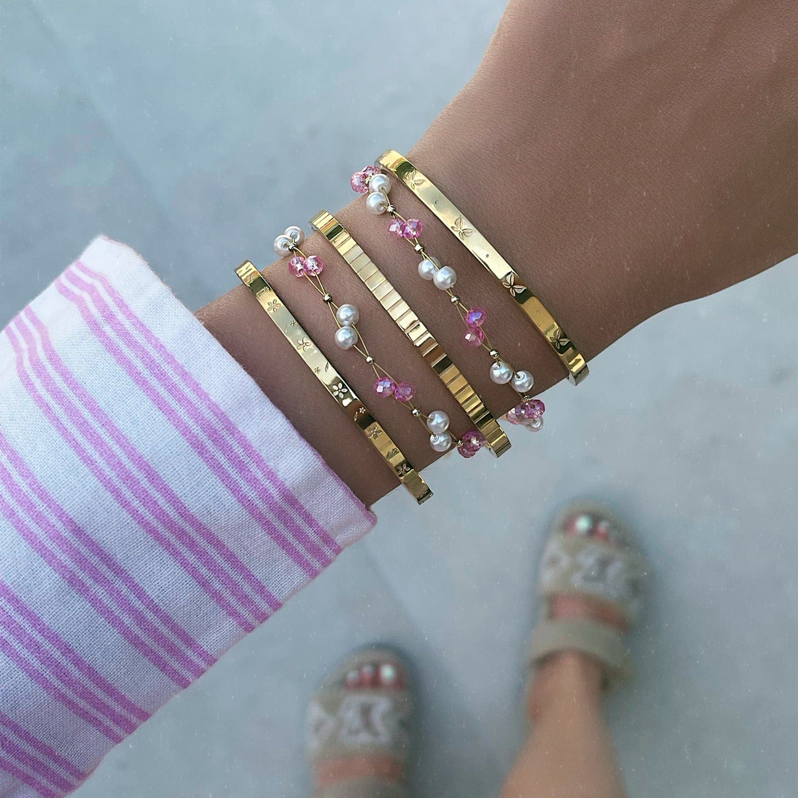 Gardenia Pearl Bracelet - Image 3