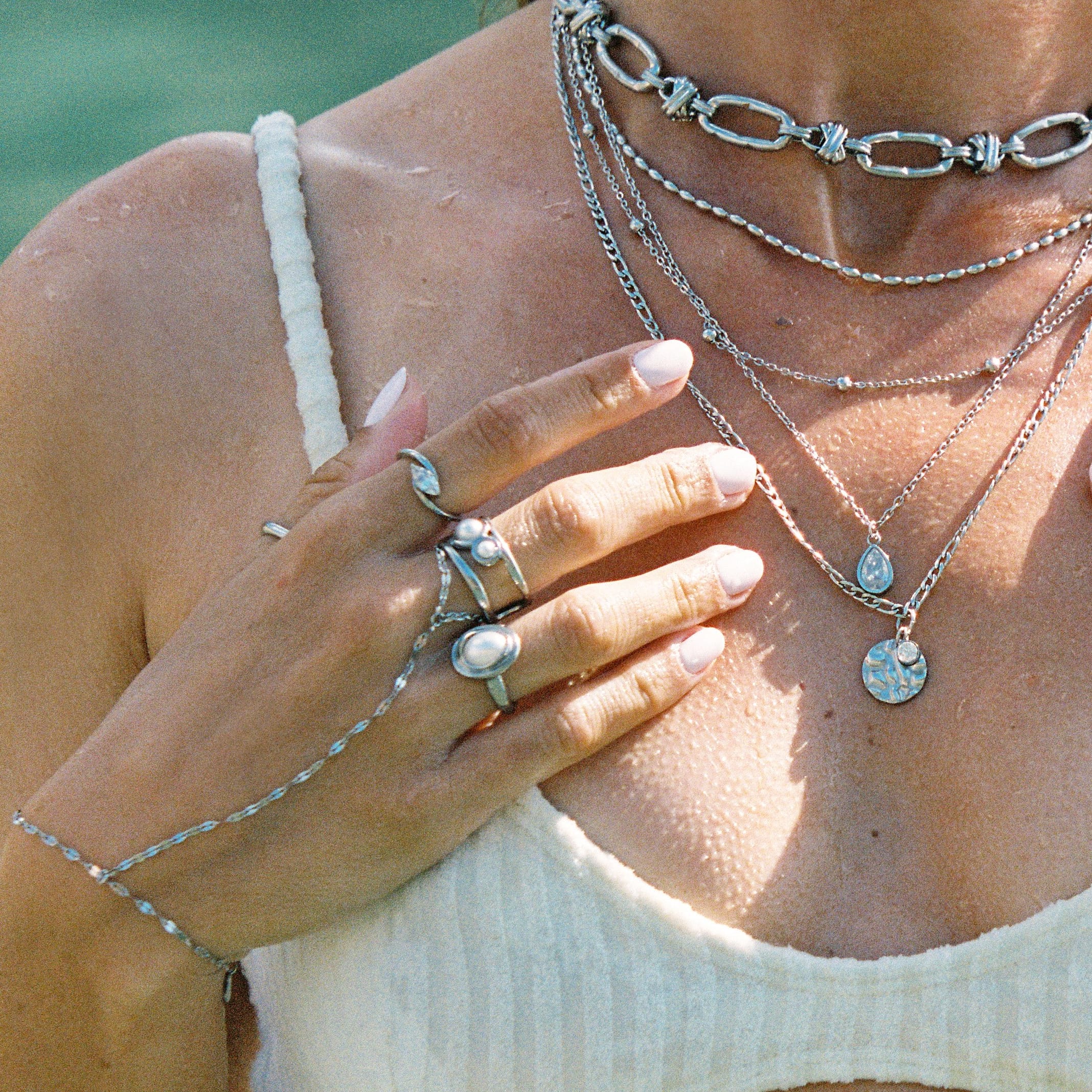 Glacier Pearl Ring - Image 4