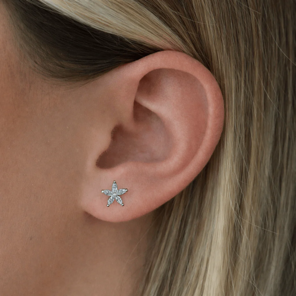 Poet Stud Earrings - Image 3