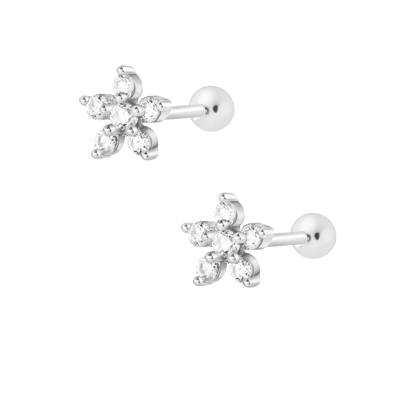Quinn Flower Stud Earrings - Image 5
