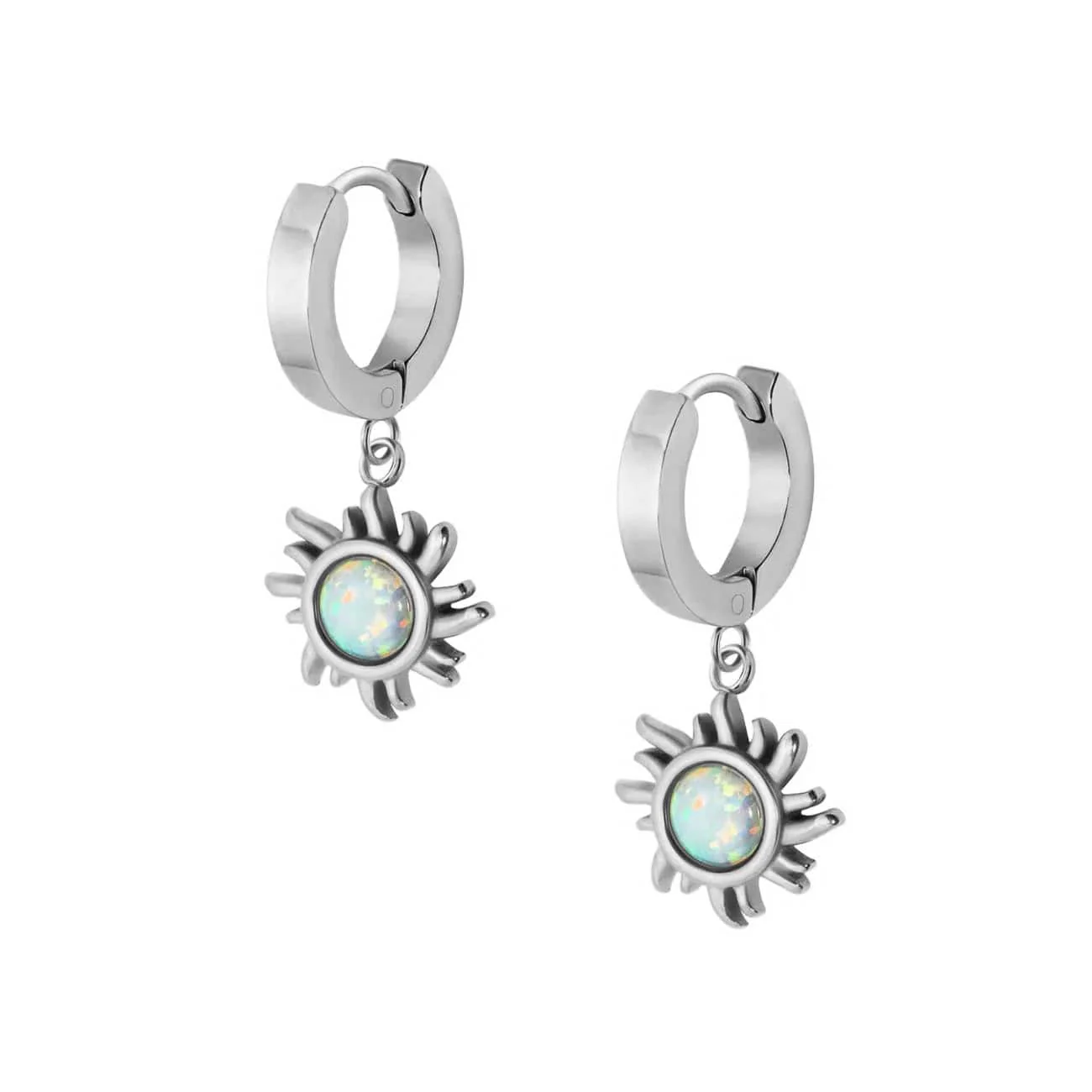 Rae Opal Sun Hoop Earrings - Image 5