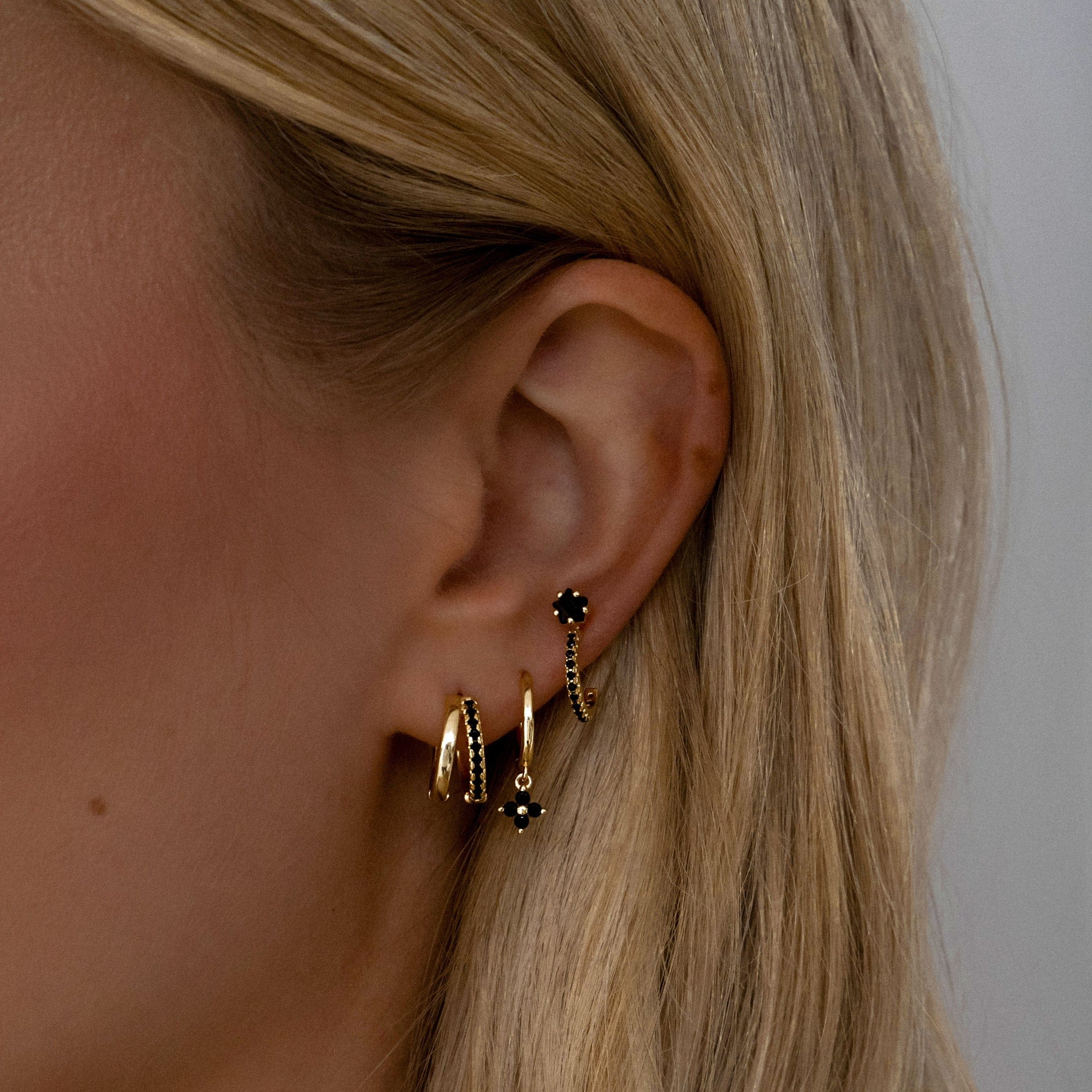 Raven Hoop Earrings - Image 3