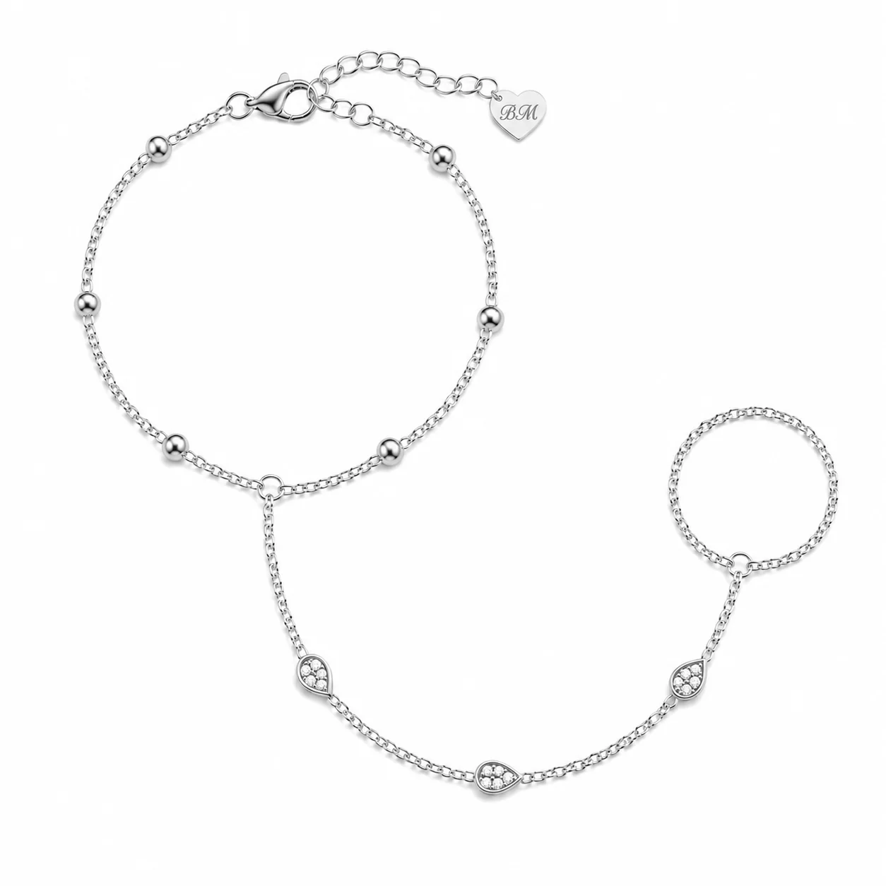 Rosalie Hand Chain Bracelet - Image 4
