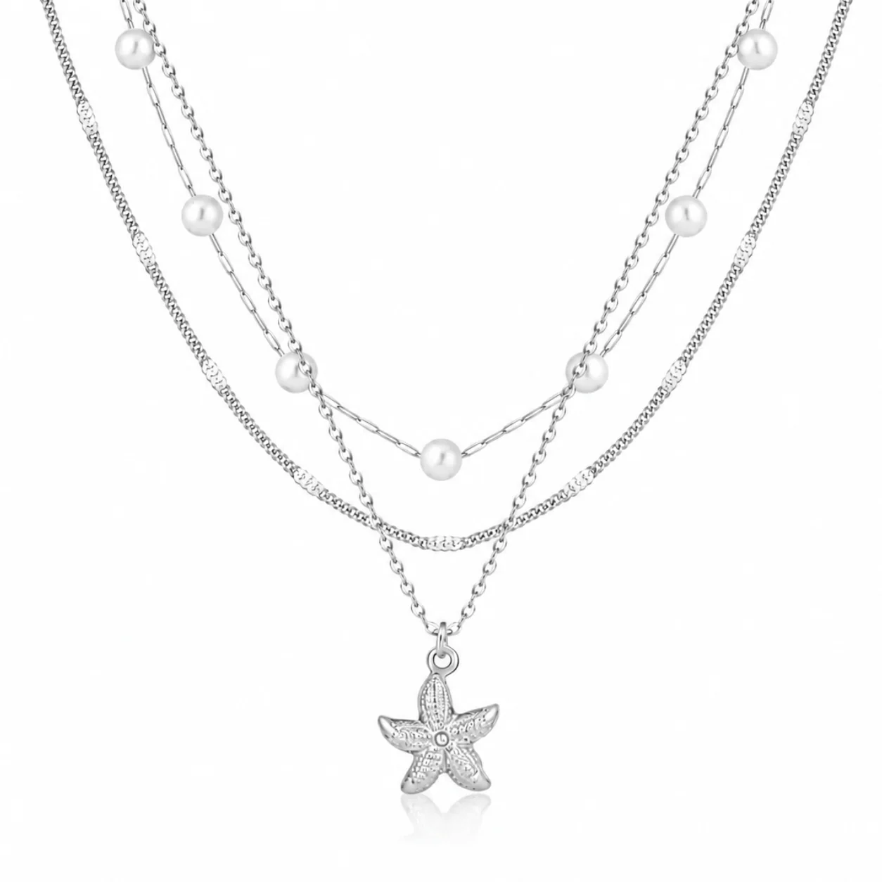 Youth Pearl Layered Necklace - Image 6